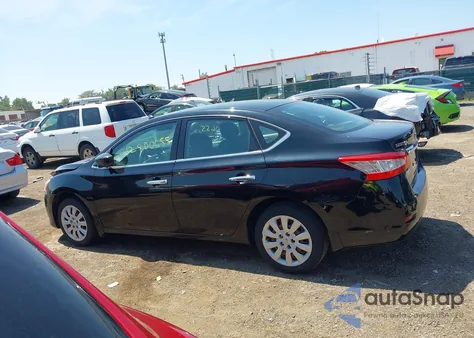 2014 Nissan Sentra Sv из США, поврежденный, VIN 3N1AB7AP0EL694334